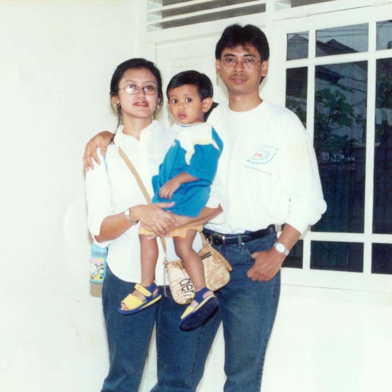 family playing together