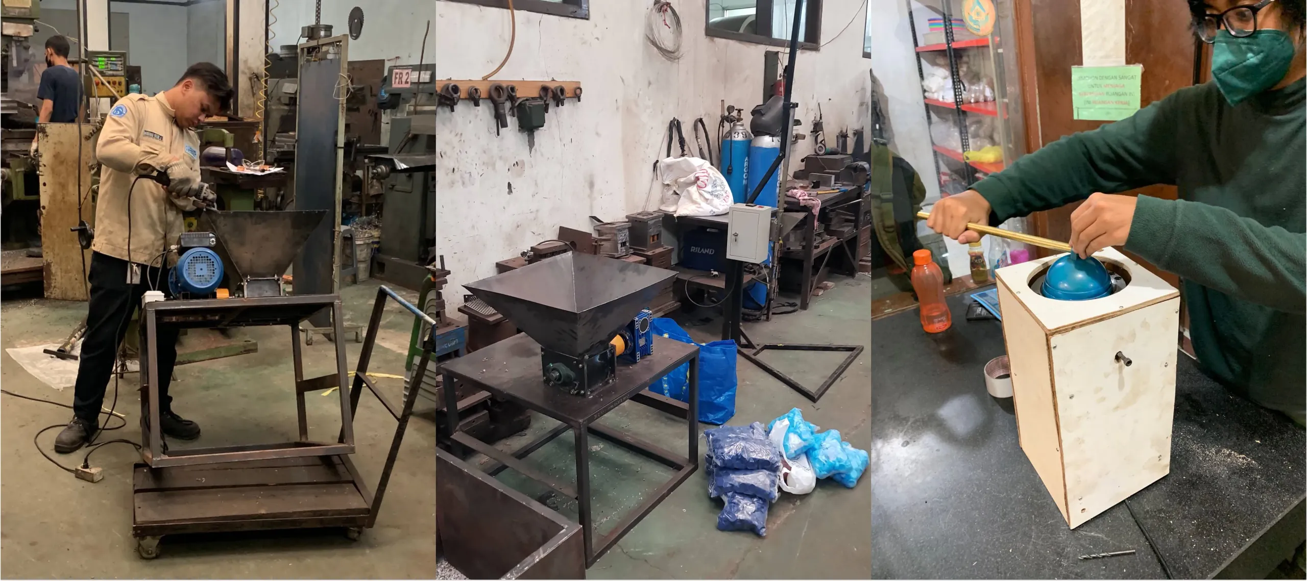 Tooling making at the local workshop